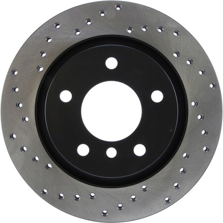 Centric Parts Sport Cross Drilled Brake Rotor, 128.34049R 128.34049R